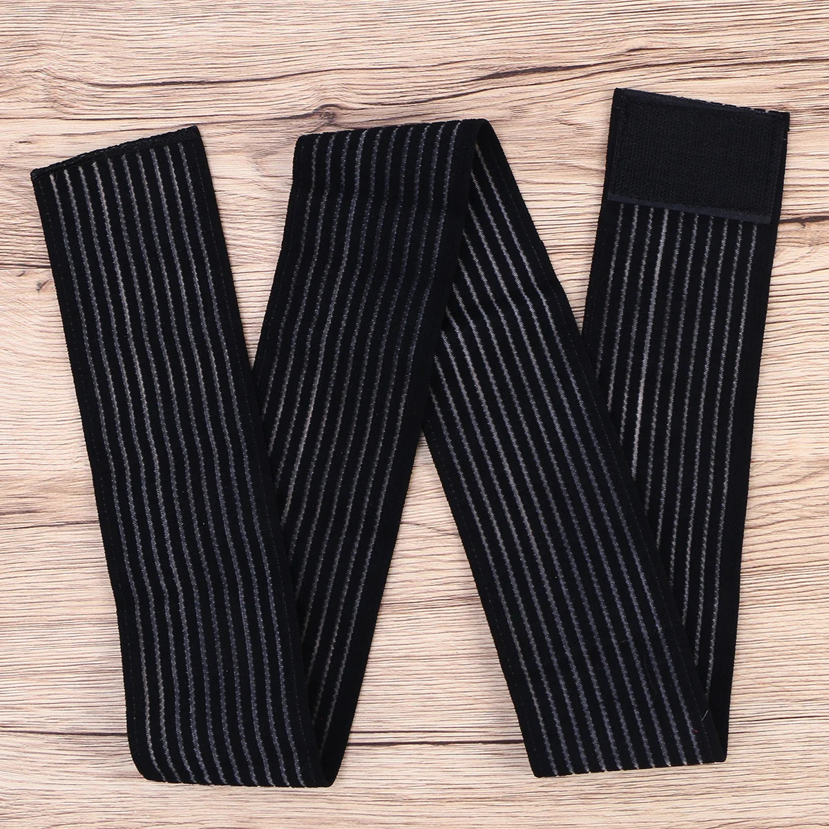 

120cm Outdoor Sports Bandage Stretching Winding Strap Legs Bandage Protecting Pressing Knee Fitness Running（Black)