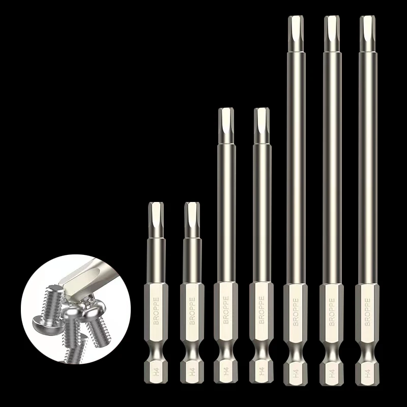 

8Pcs H1.5-H8 Metric Inner Hex Screwdriver Bit Magnetic Electric Screwdriver Bit Screw Driver Bit Set 50/75/100/150mm