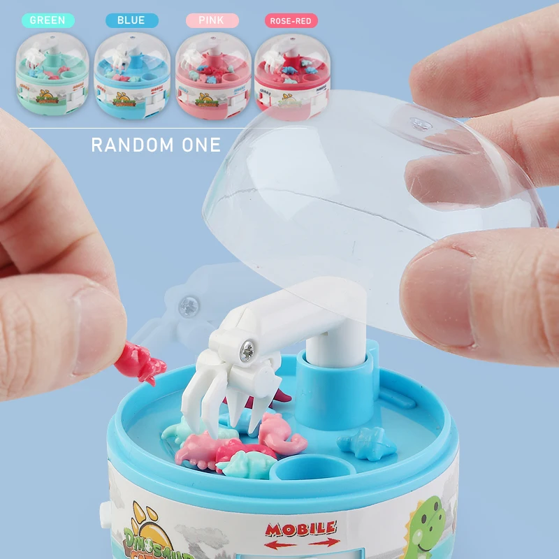 

Capsule Toy Fidget Toys Mini Claw Machine Catch Dinosaur Game Slime 8 Tiny Stuff Prize Claw Toy for Kids Children Birthday Gifts