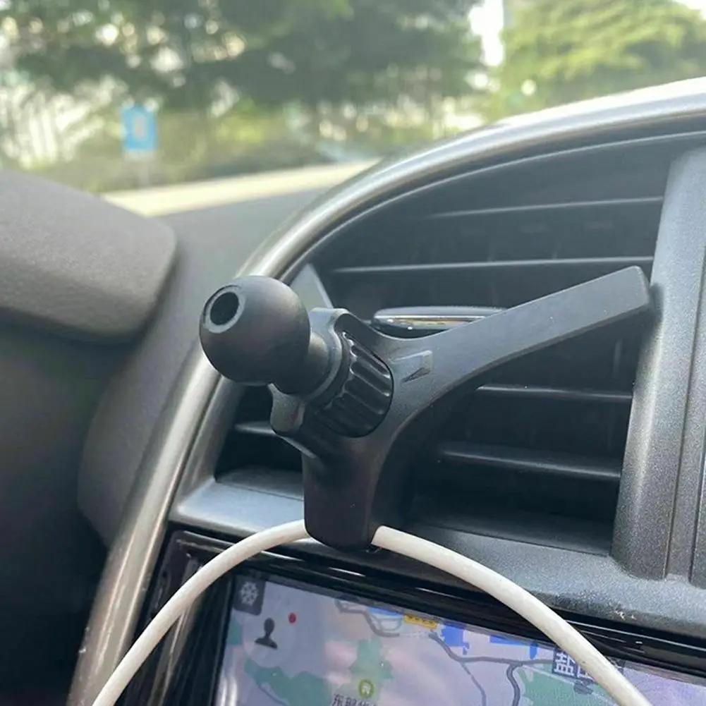 

Car Phone Holder 17mm Ball Head Car Air Vent Clip Universal Magnetic Car Phone Mount Gravity Car Mobile Phone Bracket 2022 New