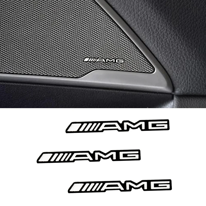

3D Metal Sticker Pioneer Hi-Fi Speaker Audio Stereo Decal For Mercedes Amg A35 A45 CLA45 C63 W176 W213 W205 Cla 2022 Accessories