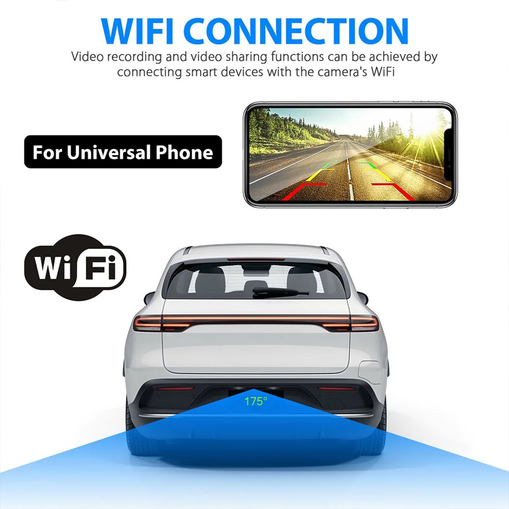 

Backup Camera Wireless Night View IP67 Waterproof Rearview Reverse Video Record Cameras Vehicle Security Reversing