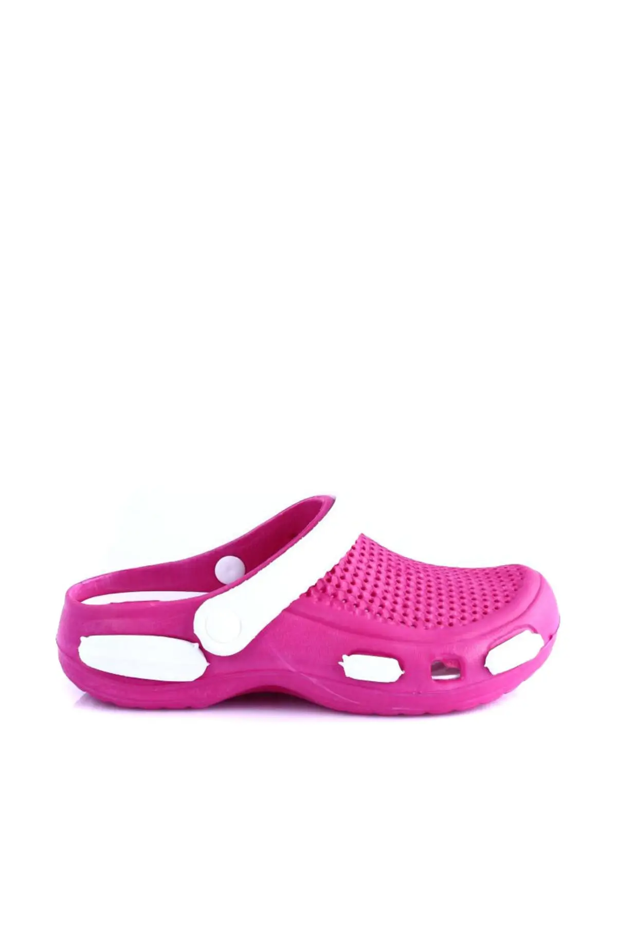 

Fuchsia white women's slippers E087.Z.000-1580