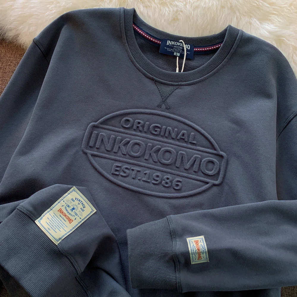 

Retro Casual Sweater Men's Hoodie Fall/winter Outfits, Large Size, Thin, Trendy Brand, All-match Clothes, Net Red T-shirts