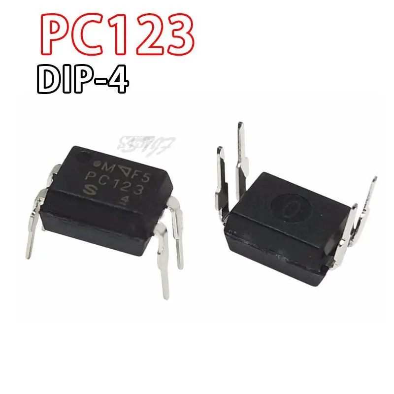 Новый и оригинальный IC 10 шт. PC123 DIP4 DIP PC123B DIP-4