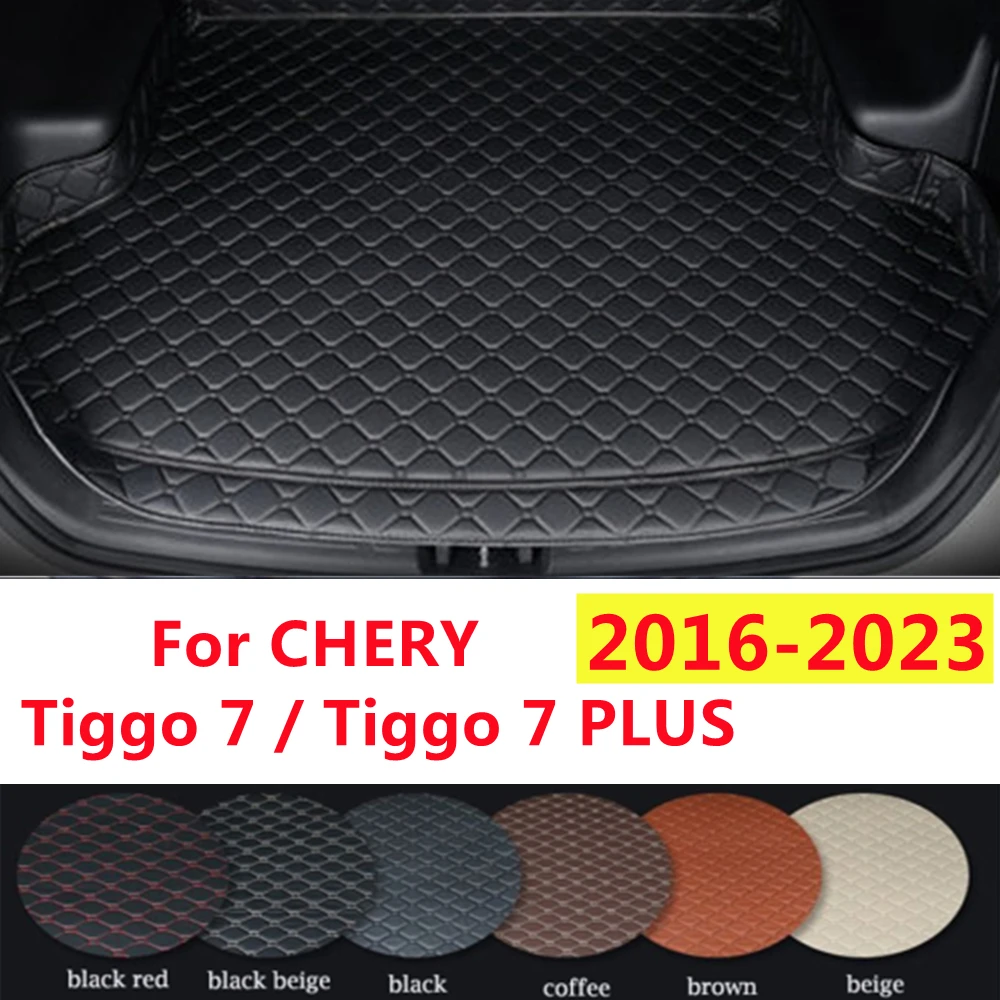 

SJ Высокая сторона любую погоду на заказ подходит для CHERY Tiggo 7 PLUS 16-2023 автомобильный коврик для багажника автомобильные аксессуары задняя крышка для грузового лайнера ковер