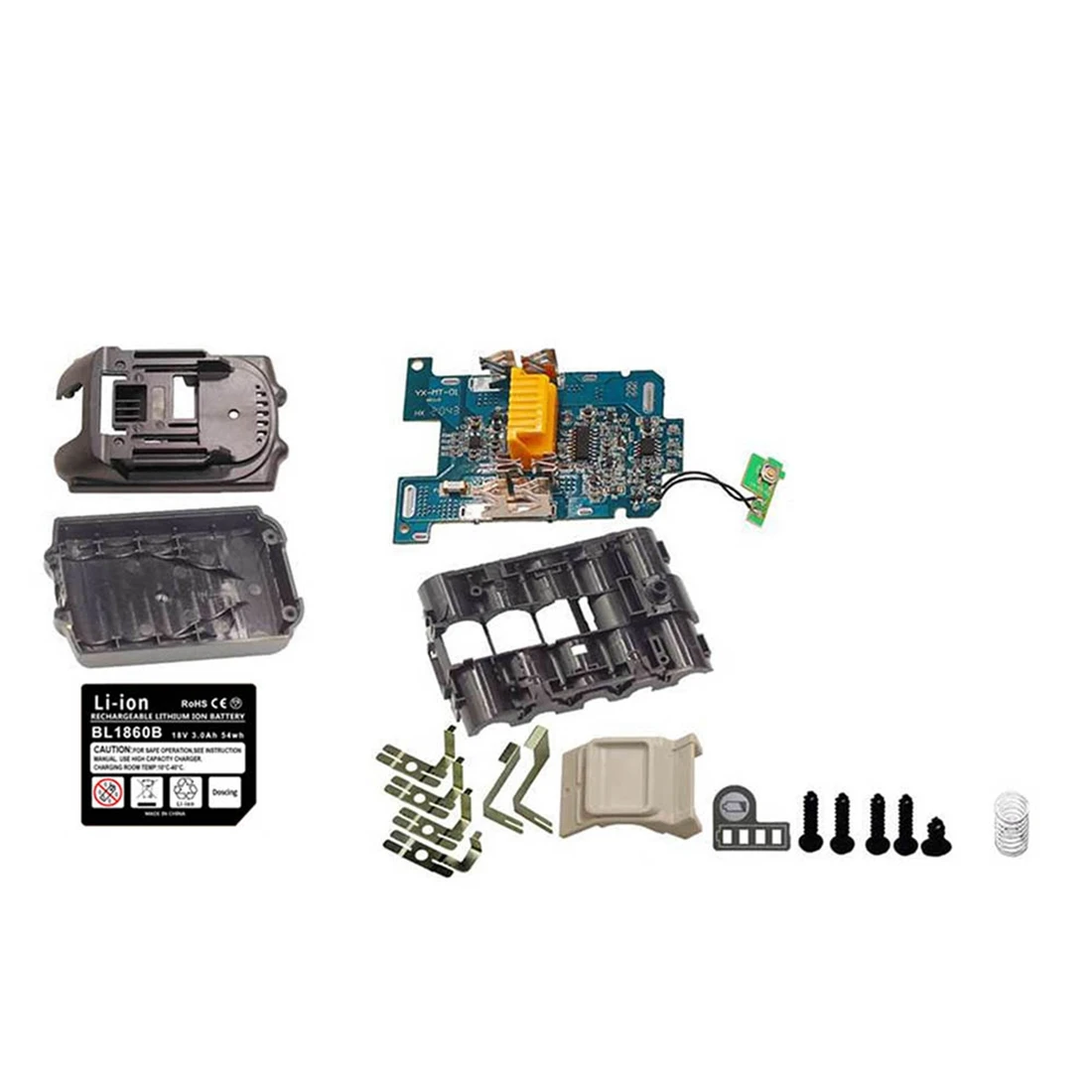 Чехол для батареи сделай сам обнаружение защиты одной ячейки BMS Makita 18 В BL1830 BL1820