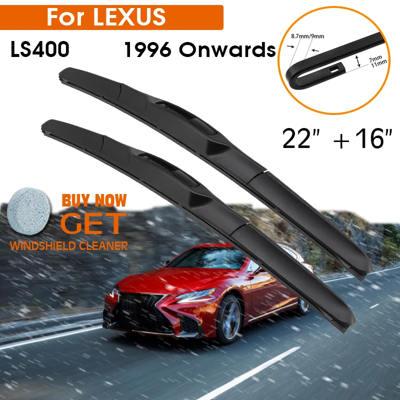 Автомобильный стеклоочиститель для LEXUS LS400 1996 год лобовое стекло резина кремний