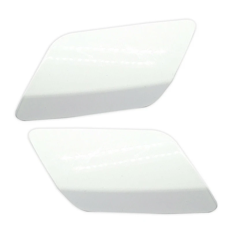 

1 Pair Car Front Bumper Headlight Washer Spray Jet Nozzle Cap Fit For BMW 3 Series E92 E93 LCI Coupe Convertible 2011-2013 White
