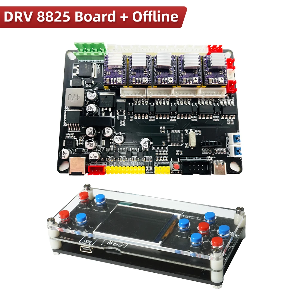 CRONOS 4-осевой контроллер шагового двигателя GRBL