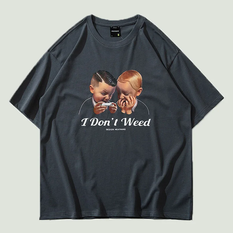 

2021 летние женские футболки, графическая мужская повседневная хлопковая свободная футболка в стиле хип-хоп Харадзюку с коротким рукавом, че...