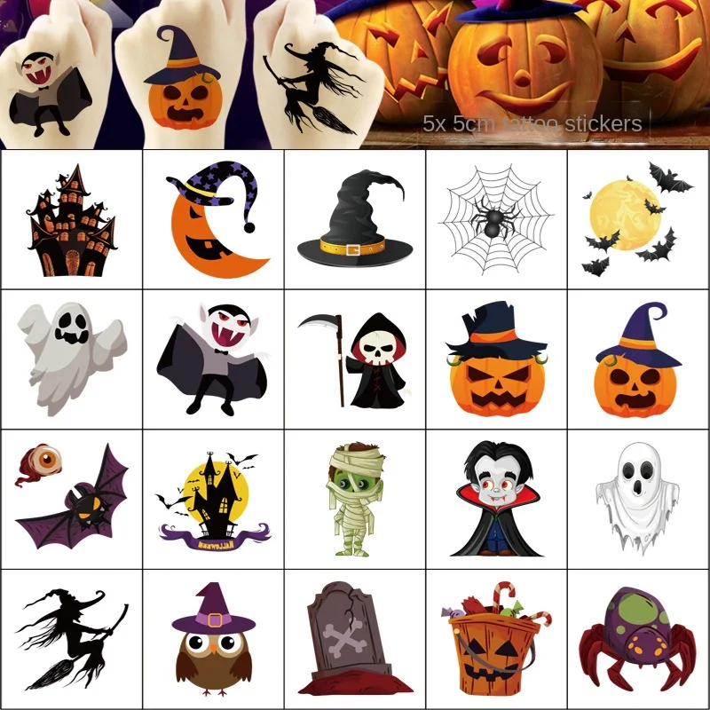 20 шт./набор водостойкие Временные татуировки-наклейки