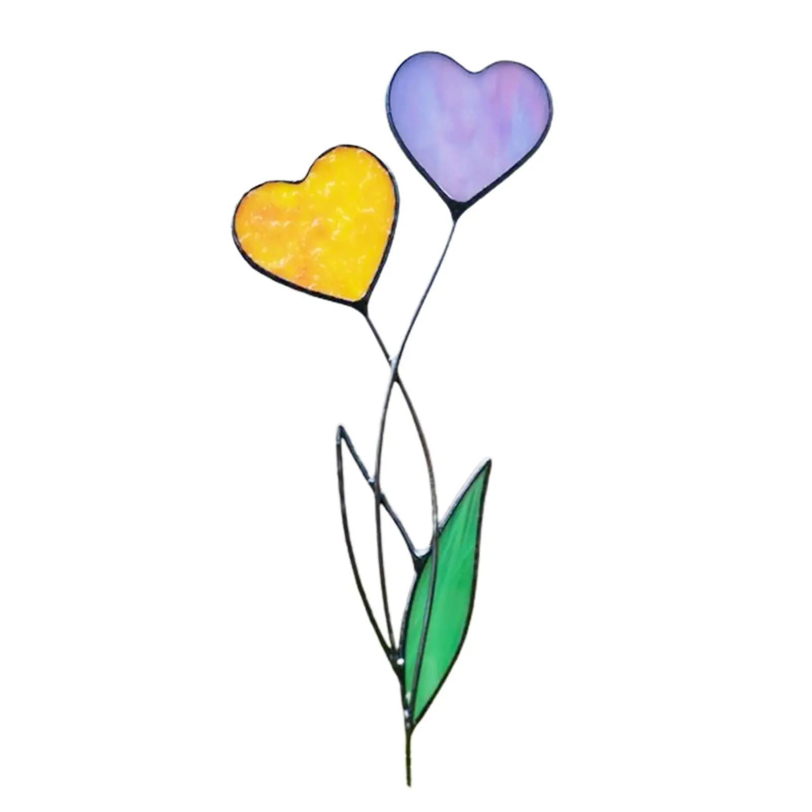 

Heart-shaped Garden Pile Valentine's Day Gift Home Love Flower Decoration Yard Lawn Decoration Garden Stake Love Sign