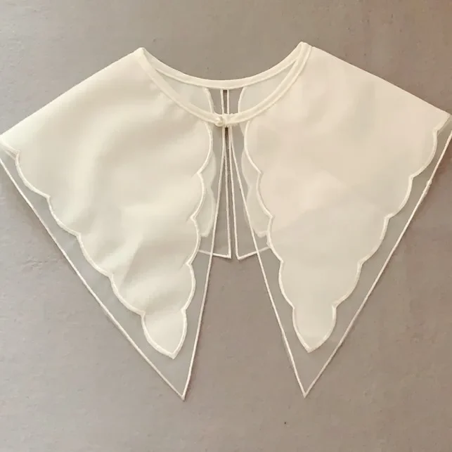 Шикарная женская летняя мини-шаль в Корейском стиле топ без рукавов многослойный