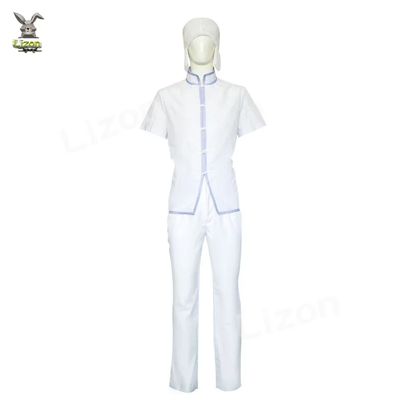 Аниме Bungou Stray Dogs 3-й сезон Федор D Косплей Костюм Белая униформа Плащ Шляпа для