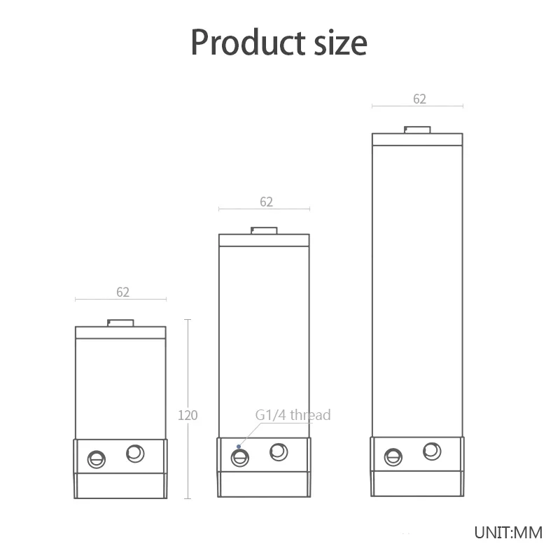 Насос водяного охлаждения OCOCOO для ПК с охлаждающим акриловым резервуаром и