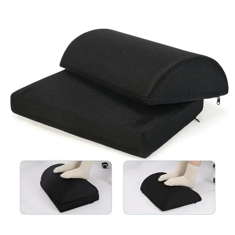 Подставка для ног под столом в работе Регулируемая двухслойная подставка офиса