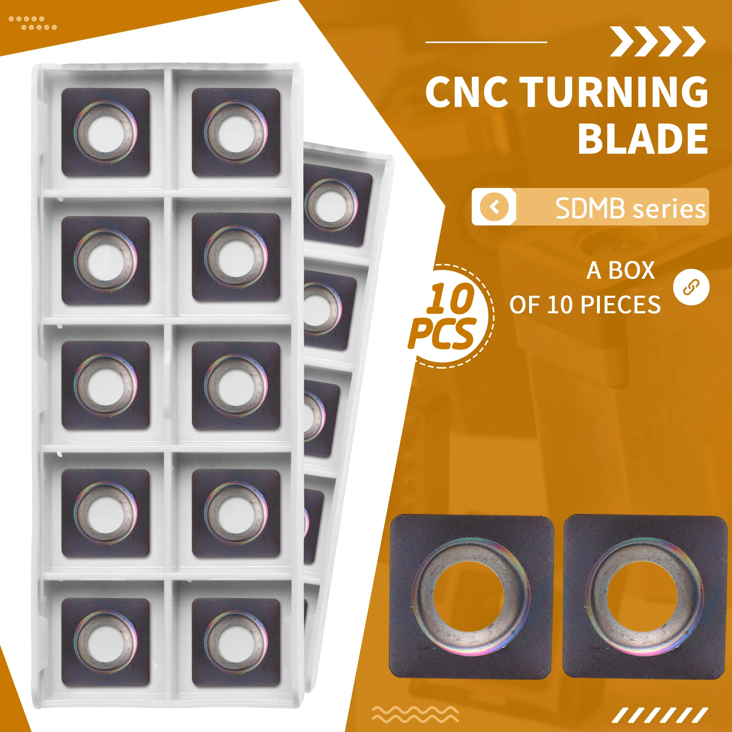 

SDMB26152 AH120 SDMB 26152 Carbide Insert Turning Tools CNC Lathe Machine Milling Blade High Speed Cutter Anti Deformation Finis