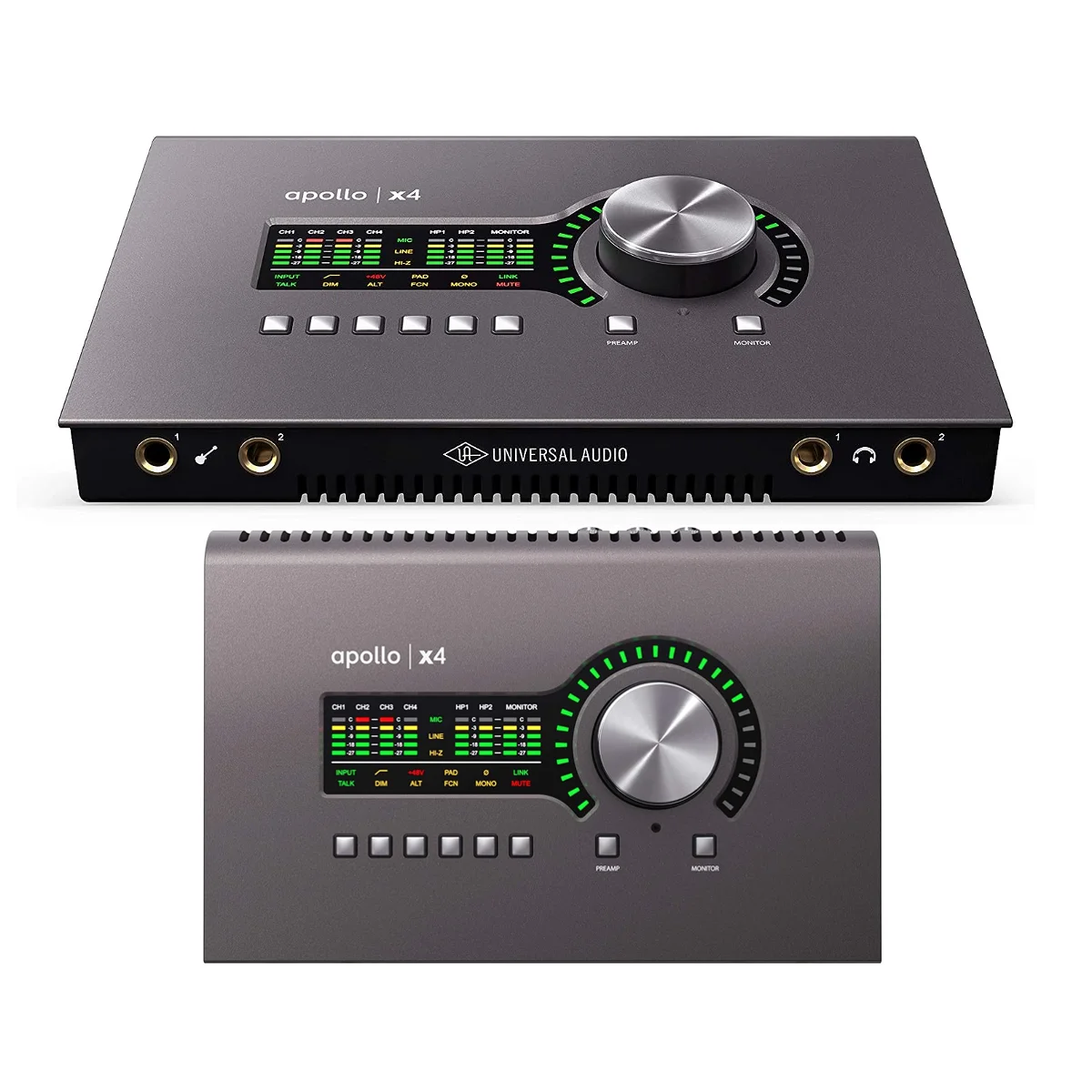 

YYHCHot Universal Audio Apollo x4 Heritage Edition Thunderbolt 3,8 Channels Compatible with Headphone UAD QUAD Core Processing