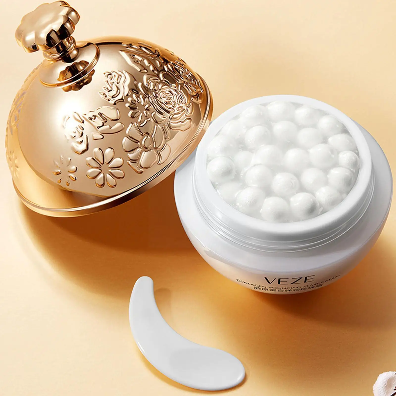 

Collagen Pearl Filling Facial Cream For Face Women Lifting Firming Moisturizing Korean Whitening Cream Face Cream Skincare X9Y3