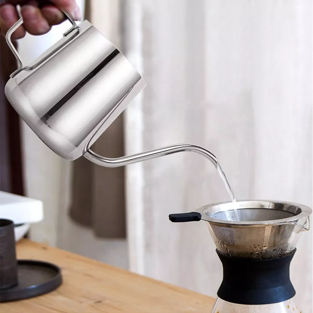 

250ml 8.5oz Coffee Drip Stainless Steel Kettle Tea Pot Maker Gooseneck