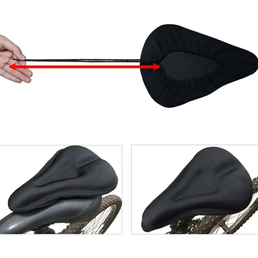 

Гелевая подушка для сиденья велосипеда, удобная подушка из силикагеля и пены, треугольная подушка для ремня, удобные детали для сиденья вел...