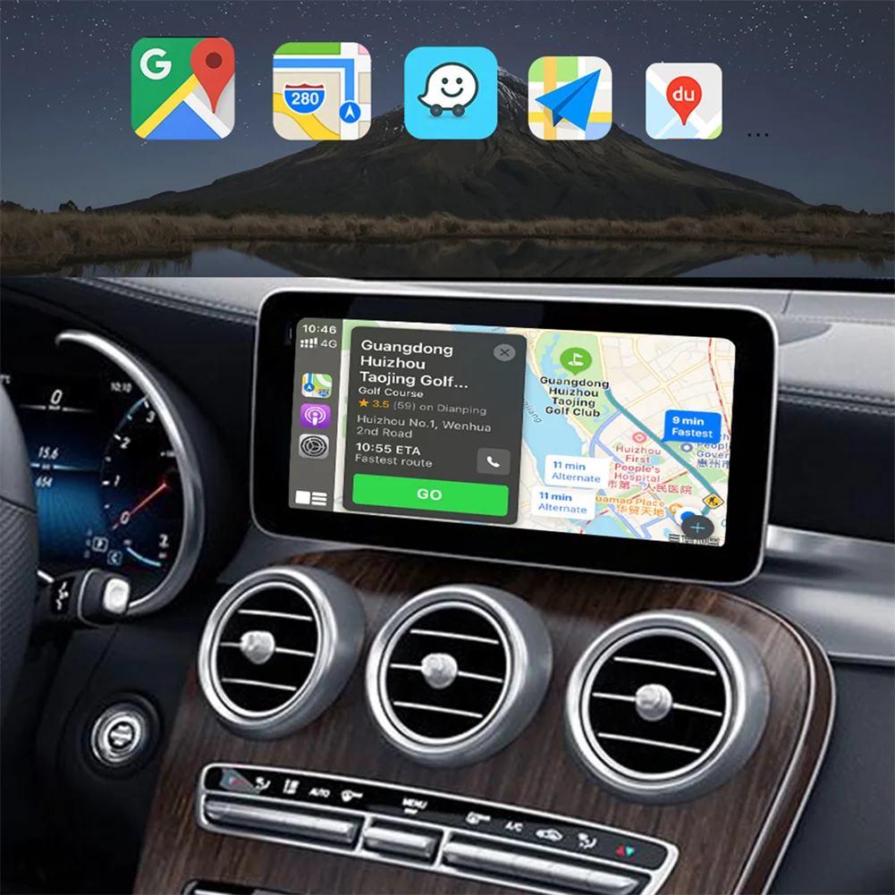 

Carlinkit 3.0 Wired To Wireless Carplay Ai Box With Dongle USB Adapter Carbon Fiber Shell Bluetooth-compatible/WIFI Function
