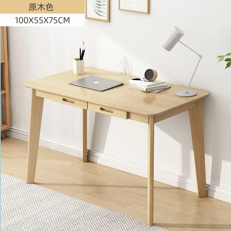 

SH 2023 Year AOLIVIYA Desk Nordic Ins Simple Desktop Computer Desk Home Bedroom Study Office Solid Wood Furniture Student Desk