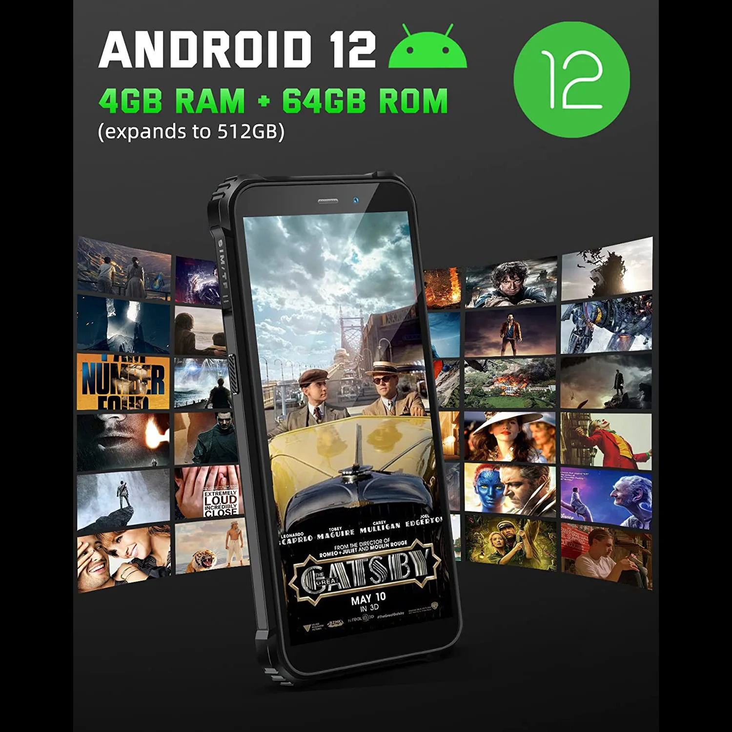 Oukitel WP20 PRO Smartphone Outdoor Cheap 6300mAh Android 12 Mobile Phones 4GB RAM 64GB ROM 20MP Waterproof Rugged Cellphone