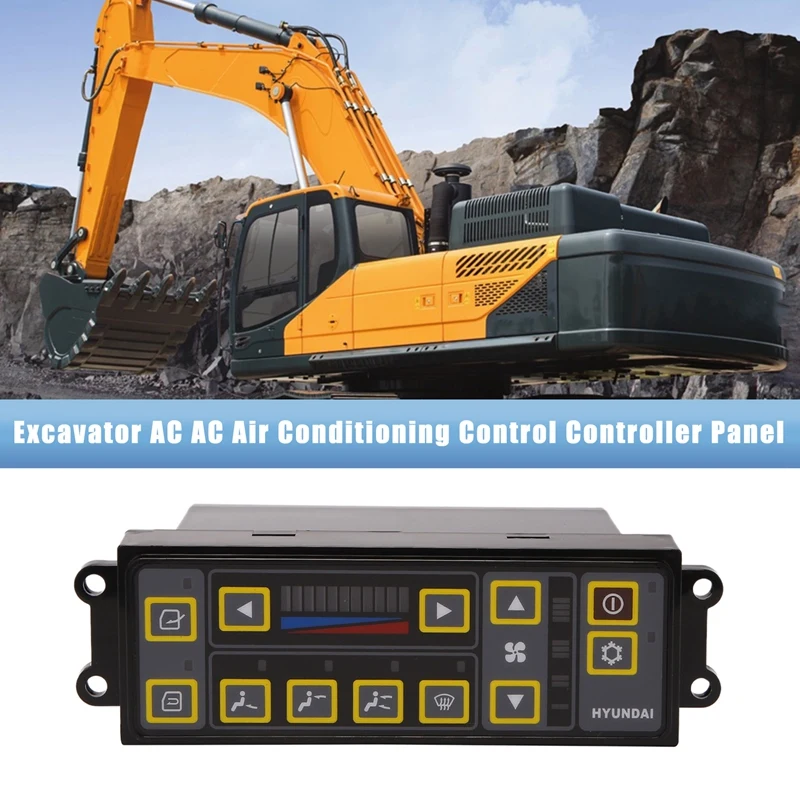 

Excavator AC A/C Air Conditioning Control Controller Panel for Hyundai R110-7 R210-7 215-7 R250-7 R290-7 200-7 11N6-9003