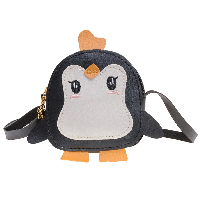 Детская Сумка-мессенджер С Мультяшным Животным Принтом Небольшой Кошелек Для