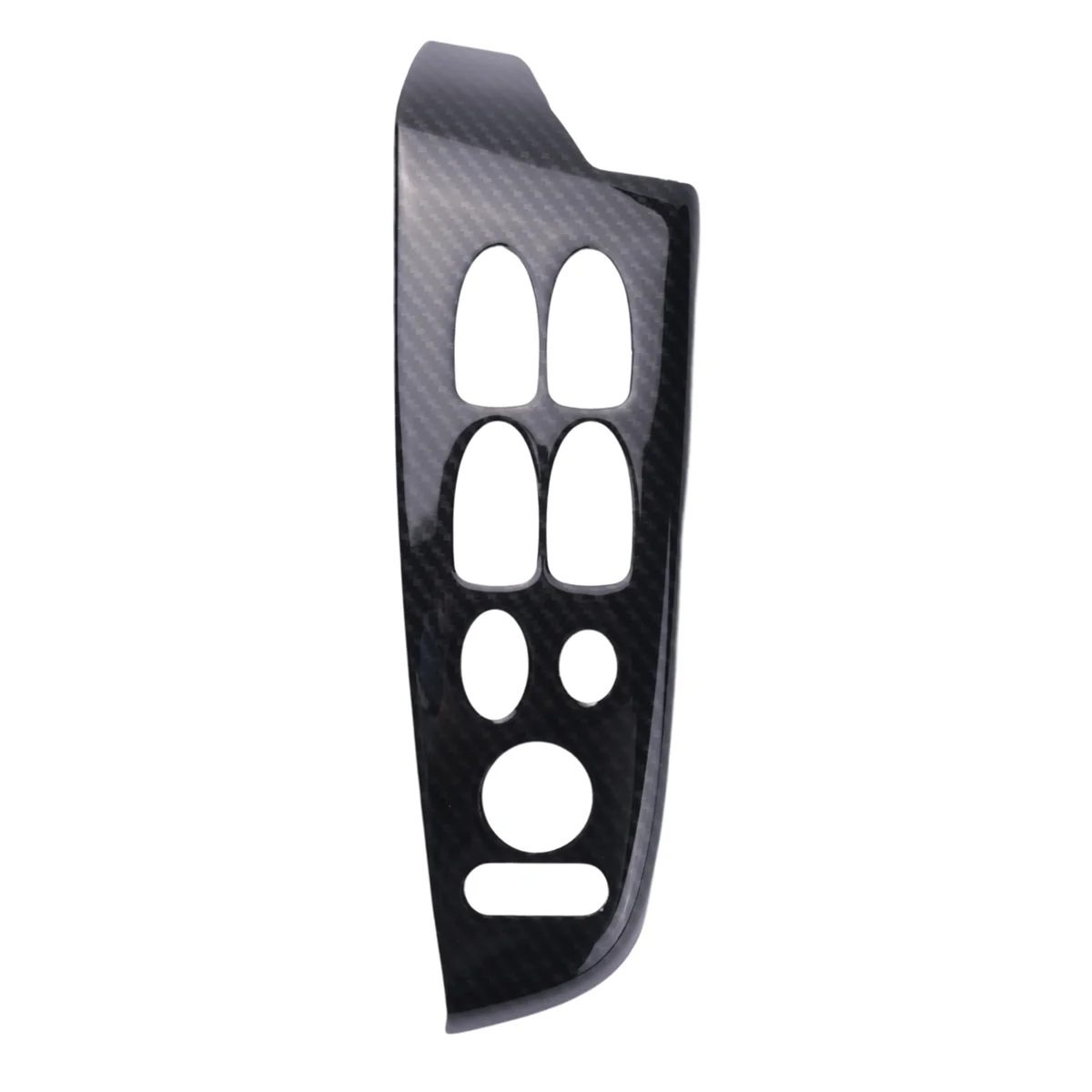 

for 2006-2011 Door Window Lift Panel Carbon Fiber Door Window Switch Cover Trim RHD