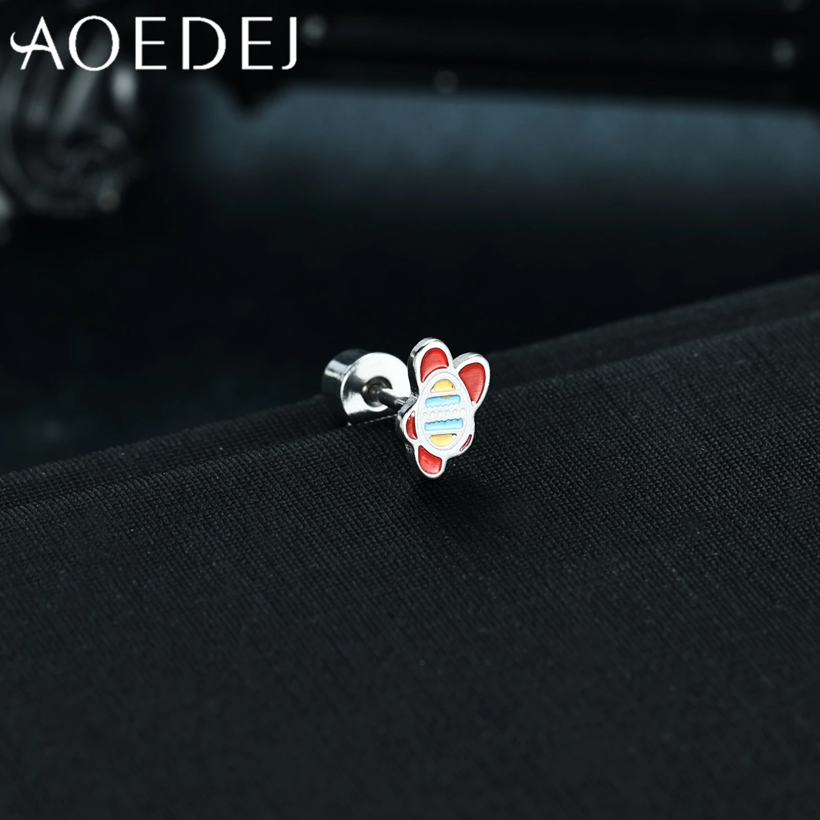 AOEDEJ 1 шт. 20 г серьги-гвоздики из нержавеющей стали женские милые пасхальные яйца