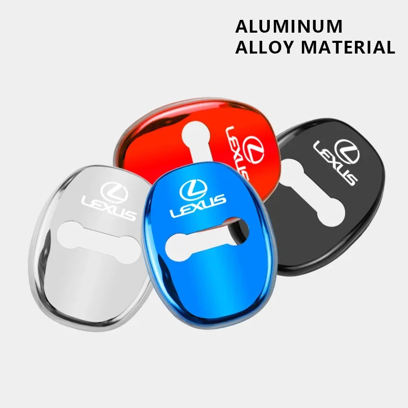 4 шт. металлический автомобильный Стайлинг дверной замок защитный чехол для Lexus F