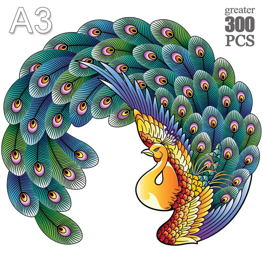 

2022 new owl 3D Wooden animal Jigsaw Puzzles Mysterious Puzzle Gift Interactive Games Toy For Adults Kids Educational Fabulous
