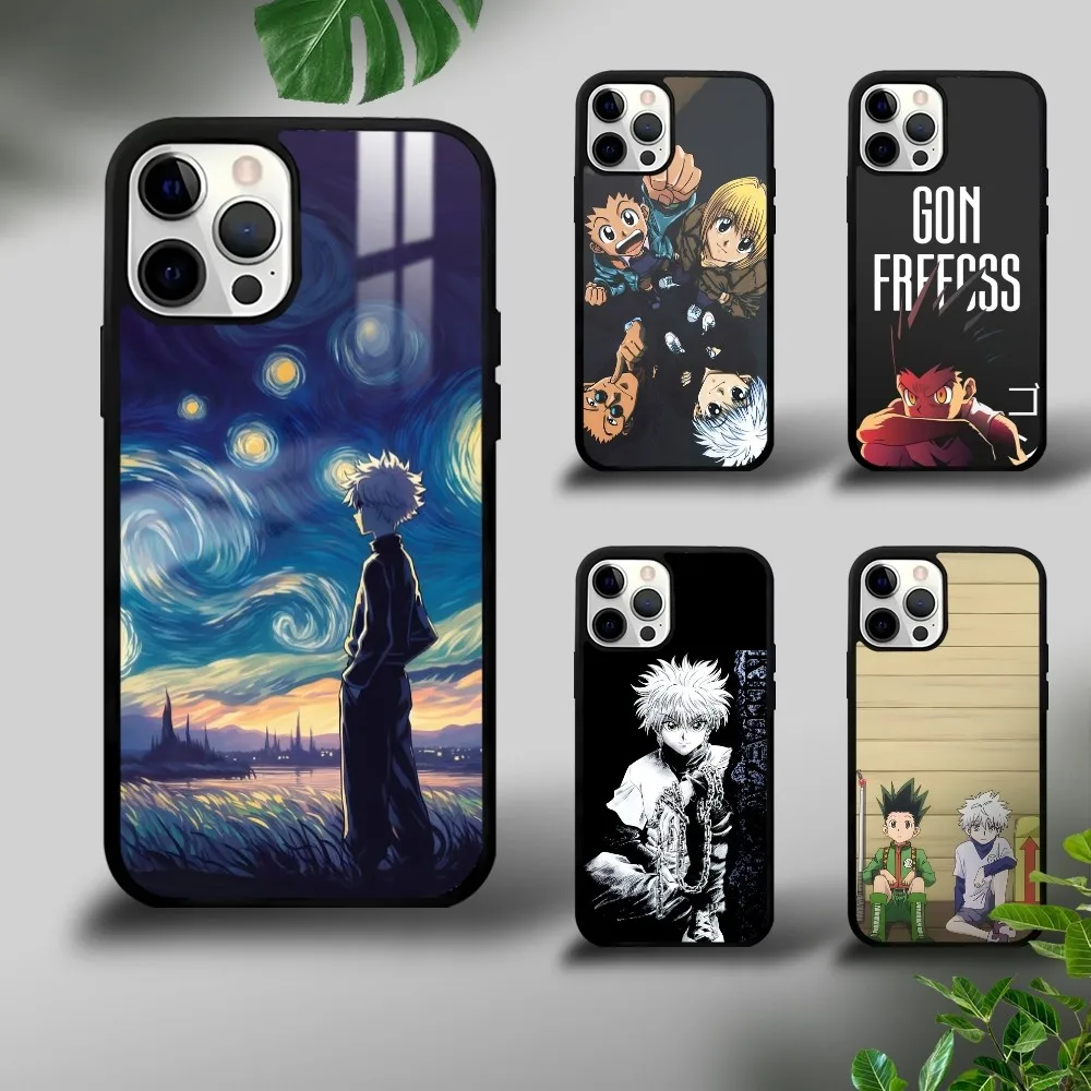 H-Hunter H-unters Anime Phone Case For iPhone 16 15 14 13 12 11 Pro Xs Max Mini Plus Celulares Hard Funda