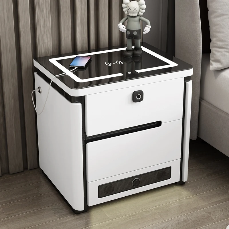 

End Comfortable Corner Night Table Fashion Nordic Massage Luxury Cheap Filing Dressing Wall Mute Comodini Home Furniture T50CG