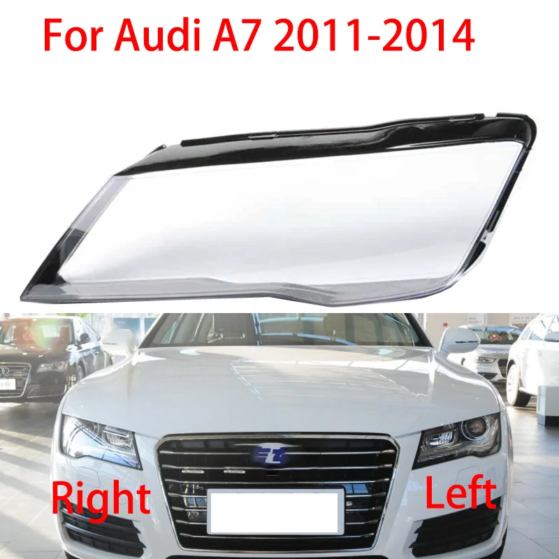 

For Audi A7 2011-2014 Headlamp Cover Clear Lamp Shade Plexiglas Headlamp Housing Replacement Of The Original Car Lens Lampshades