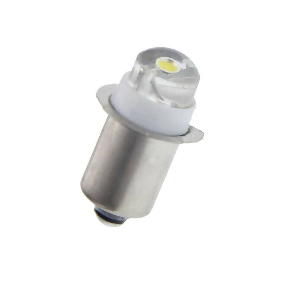 

2pcs 3/4.5/6V 0.5W 6000K White LED P13.5S Replacement Bulb For Flashlight Torch Work Lamp Camping Emergency Tool