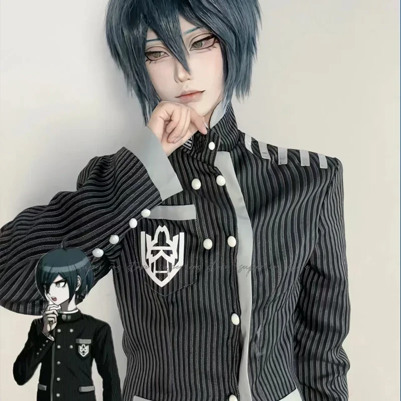Аниме Danganronpa V3 Saihara Shuichi детективная форма шляпа косплей костюм полный комплект