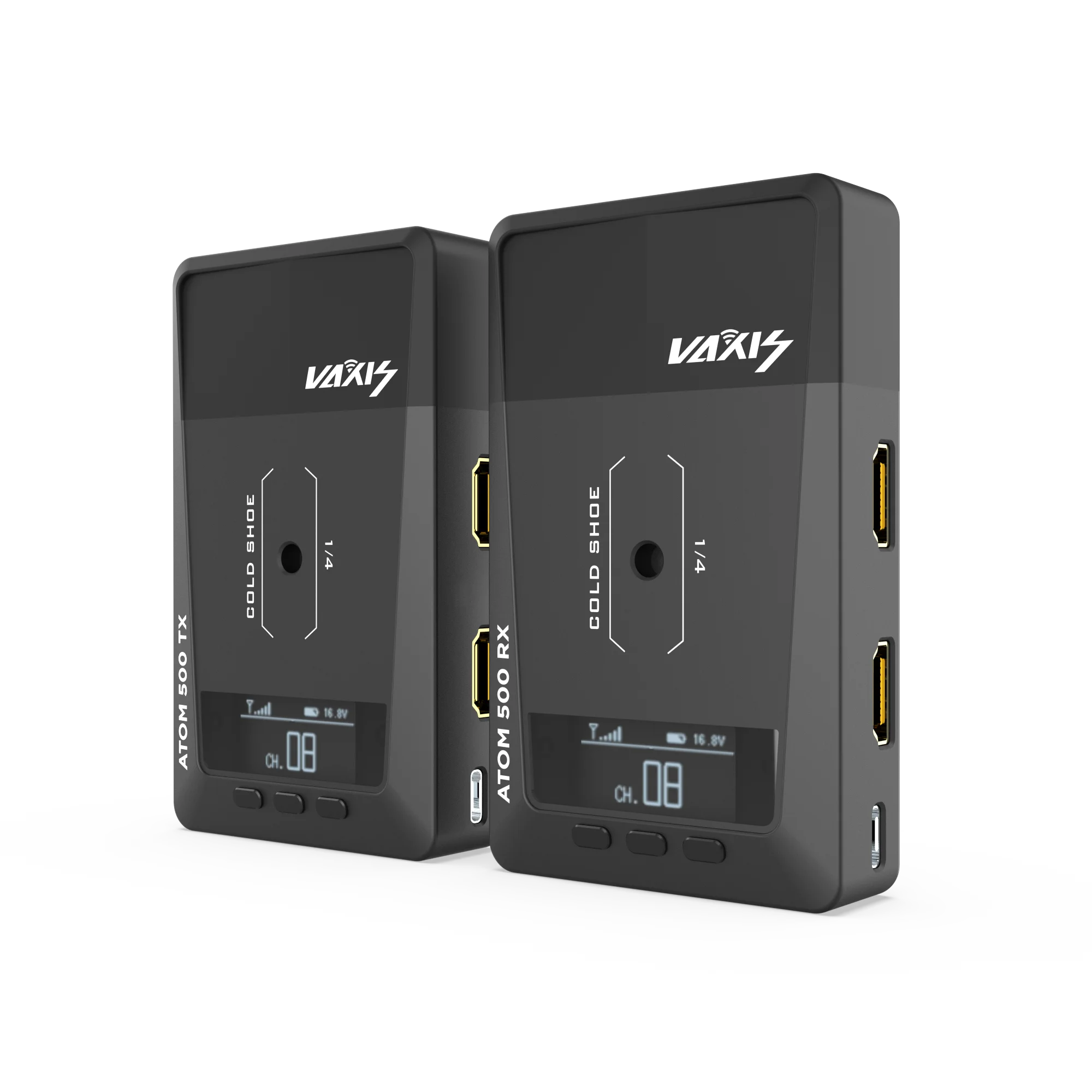 

Беспроводной ресивер и передатчик VAXIS ATOM 500 150 м/футов, комплект беспроводной передачи 5 ГГц