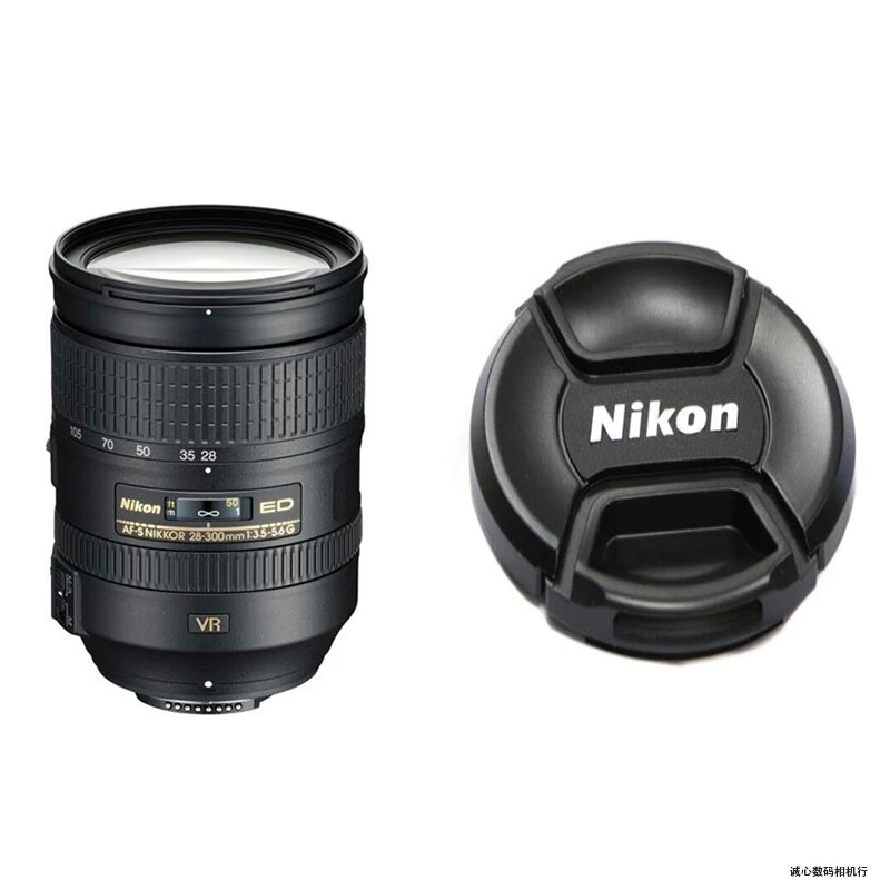 

Used full-frame digital camera zoom lens, (Nikon) SLR lens telephoto NIKKOR telephoto zoom lens FX28-300mm f/3.5-5.6G, full-fram