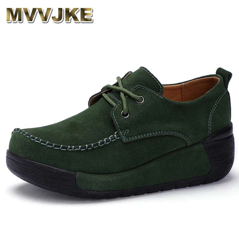 

Женские дышащие кроссовки на платформе, Повседневная Удобная обувь со шнуровкой, летняя обувь на танкетке