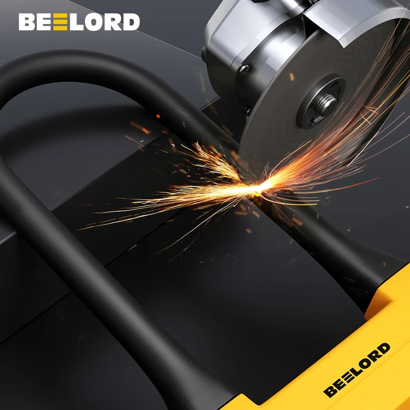 U-образный замок BEELORD для велосипеда сверхмощный Противоугонный безопасности с