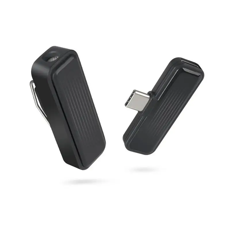 Wireless Recording Microphone Wireless Lavalier Microphone High-fidelity Voice Microphone For SmartPhone Live Broadcast Short