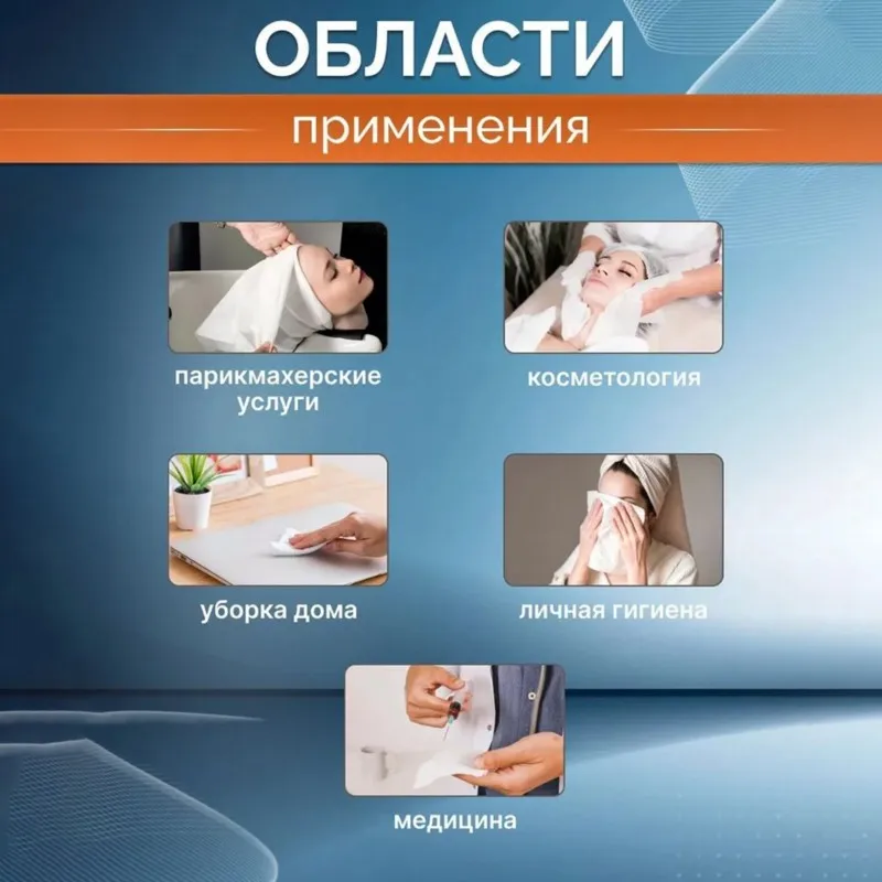 Одноразовые полотенца из спанлейса A93Z 35x70 см - 100 шт. для парикмахерских - гигиеничные и удобные для салонов (art.: 3920da53a35d5) - 3920da53a35d5