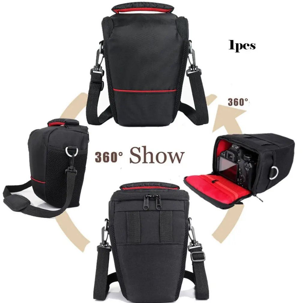 

Photo Camera Sling Bag Shoulder Cross Digital Case Waterproof Rain Cover DSLR Soft Men Women Bag for Canon Nikon Sony SLR Nylon