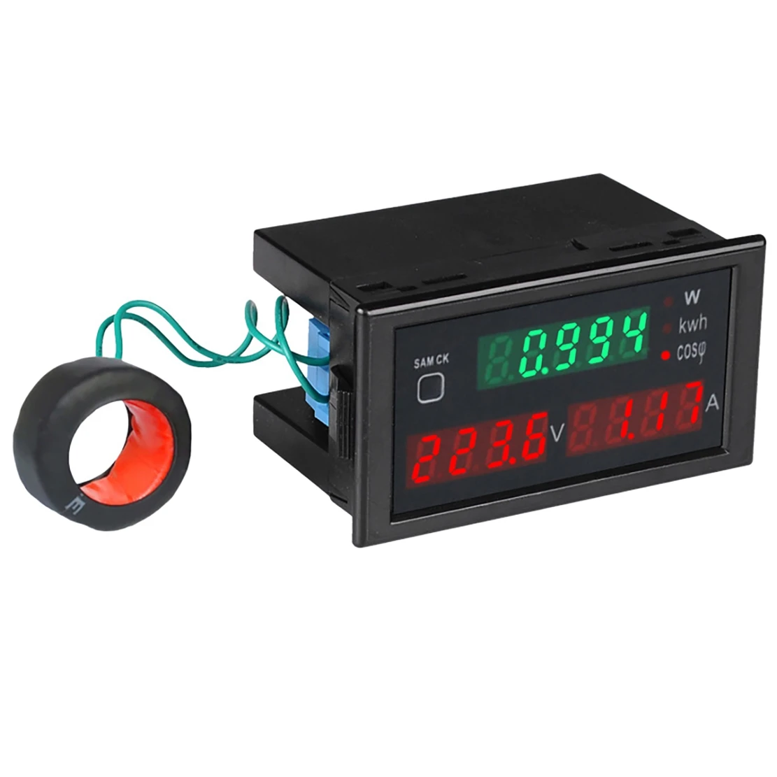 

DL69-2047 Voltage Current Power Meter Digital Display LED Voltmeter Power Factor Table
