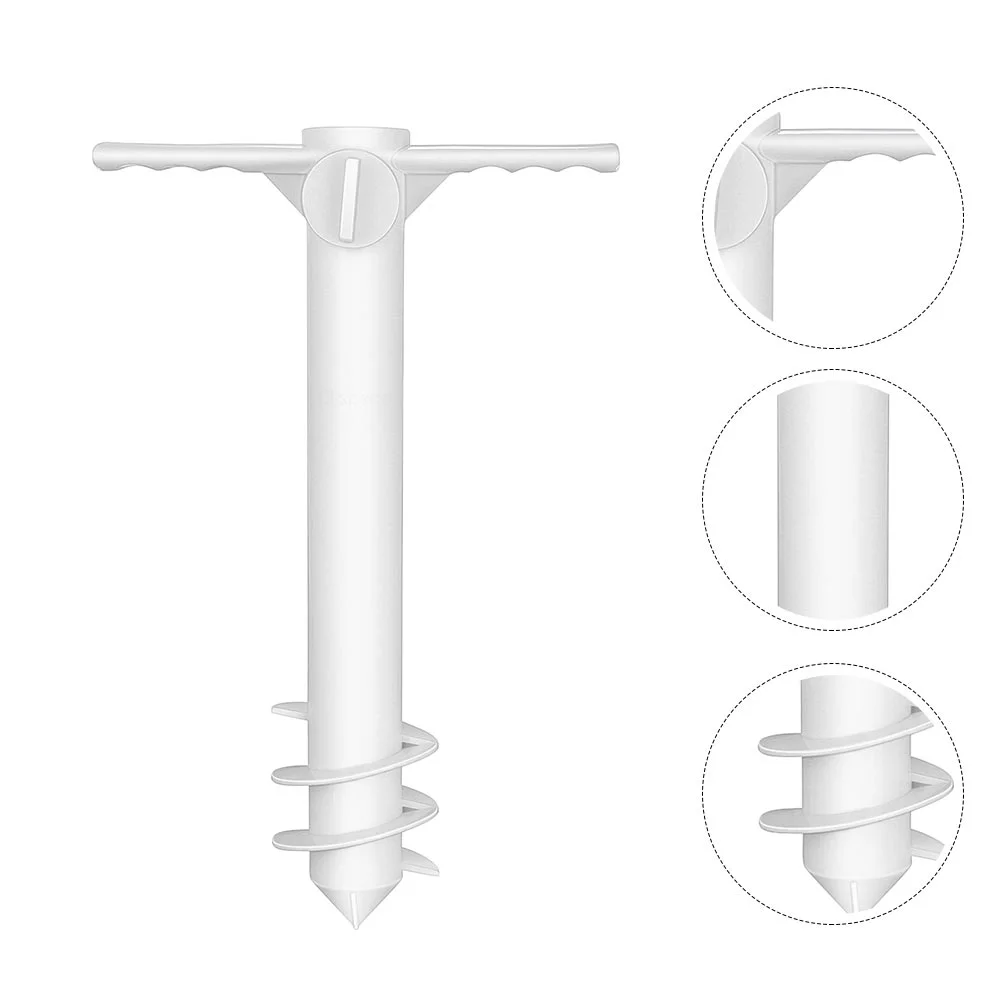 

1 Pc Beach Umbrella Ground Anchor Spike Outdoor Plastic Umbrella