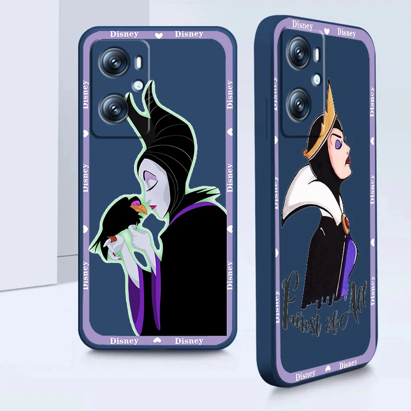 

Liquid Rope Disney Villain Queen Cool Phone Case For OPPO Find X5 X3 Lite F21 A96 A94 A93 A77 A76 A74 A72 A57 A53S A16 A9 5G